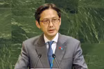Ambassador Do Hung Viet, head of the Vietnamese Permanent Mission to the United Nations, speaks at the event (Photo: VNA)