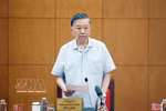 General Secretary of the Communist Party of Vietnam Central Committee and State President To Lam speaks at at a working session in Hanoi on May 21, 2026. (Photo: VNA)