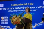 Nguyen Thi Hoa Mai, Deputy Director of the Vietnam National Authority of Tourism, speaks at a briefing in Hanoi (Photo: VietnamPlus)