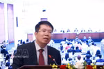 Vice Chairman of the NA Office Nguyen Van Hien speaks at the press briefing (Photo: VNA)
