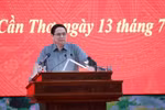 Prime Minister Pham Minh Chinh addresses the conference (Photo: VNA)