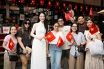 Visitors’ delight as the nation comes together to celebrate the grand occasion. (Photo: VietnamPlus)
