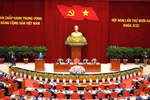 The 12th plenum of the 13th Party Central Committee opened in Hanoi on the morning of July 18 (Photo: VNA)