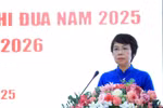 Vu Viet Trang, a member of the Government Party Committee, Secretary of the Vietnam News Agency Party Committee, and VNA General Director, speak at the agency's conferences December 30. (Photo: VNA)
