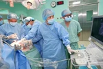 The transplant team at the Hue Central Hospital in action (Photo: VNA)