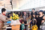 International tourists at Phu Quoc International Airport in An Giang province. (Photo: VNA)