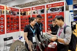 Buyers seek suppliers of globally standardised equipment at Automechanika, opened in HCM City on June 19. (Photo: VNA)