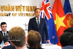 Vietnamese Ambassador to New Zealand Phan Minh Giang congratulates NZMAM 2026 on its great success. (Photo: VNA)