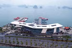 A view of Ao Tien Passenger Port which serves tourist tours on Bai Tu Long Bay. (Photo: VNA)