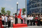The naming ceremony for Tran Kim Xuyen street and Dao Tung street in Bac Giang city, former Bac Giang province (part of Bac Ninh province now) on September 8, 2023 (Photo: VNA)