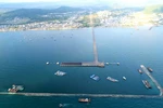 An aerial view of Phu Quoc International Passenger Port which is expected to receive international cruise ships in mid-February. (Photo: tuoitre.vn)