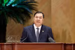 Permanent Deputy Prime Minister Pham Gia Tuc speaks at the congress. (Photo: VNA)