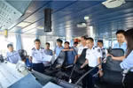 On-site inspection on CSB 9003 vessel (Photo: VNA)