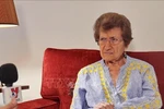 Cora Weiss, a prominent leader in the US antiwar movement, speaks in an interview with VNA correspondent in New York (Photo: VNA)