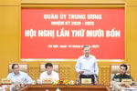 Party General Secretary To Lam, Secretary of the Central Military Commission, speaks at the commission's 14th conference on June 19. (Photo: VNA)