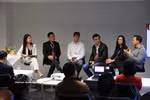 Speakers at the Switzerland – Vietnam dialogue on artificial intelligence and financial technology in Zurich on April 13 (Photo: VNA)