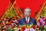 Party General Secretary To Lam addresses the first Congress of the Government Party Organisation in Hanoi on October 13. (Photo: VNA)