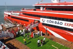 Thang Long ferry at Cau Da port in Ba Ria - Vung Tau province. (Photo: VNA)