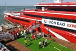 Thang Long ferry at Cau Da port in Ba Ria - Vung Tau province. (Photo: VNA)