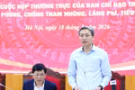 Major General Nguyen Quoc Toan, Chief of the Office and spokesperson of the Ministry of Public Security, speaks at the event. (Photo: VNA)