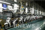 Motorbike production line of Honda Vietnam, a factory based in Phu Tho province of Japan's Honda. (Photo: VNA)