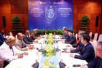 At the meeting between Minister of Public Security General Luong Tam Quang and Mozambican Minister of Interior Paulo Chachine in Hanoi on October 26. (Photo: VNA)