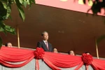 Zhao Leji, member of the Standing Committee of the Political Bureau of the Communist Party of China Central Committee and Chairman of the Standing Committee of the National People’s Congress (NPC) of China, attends the celebration of the 80th anniversary of the August Revolution and National Day of Vietnam on September 2. (Photo: VNA)