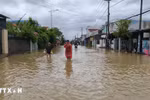 Flooding in Dien Dien commune, Khanh Hoa province. (Photo: VNA)