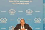 Russian Foreign Minister Sergey Lavrov speaks at the press conference on January 20, 2026 to review the Russian Ministry of Foreign Affairs’ diplomatic activities in 2025. (Photo: VNA)