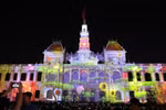 A 3D mapping show by artists from Belgium (Photo: VNA)