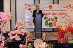 Consul General of Vietnam in San Francisco Hoang Anh Tuan speaks at a meeting with overseas Vietnamese on the occasion of the Lunar New Year. (Photo: VNA)