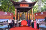 The Hà Nội Handicraft and Village Association officially handed over the restored structure to the Thang Long – Hanoi Heritage Conservation Centre. (Photo: cand.com.vn) 