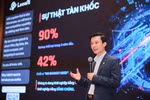 Vu Ngoc Quyet, Founder and CEO of LocaAI, speaks about AI technology at TECHFEST Vietnam 2025, held in Hanoi from December 12-14, 2025. (Photo: VNA)