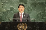 State President Luong Cuong delivers a keynote speech at the High-Level General Debate of the 80th Session of the United Nations General Assembly (UNGA 80) in New York on September 23 (US time). (Photo: VNA)
