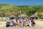 Tourists in Binh Dinh (Photo: VNA)