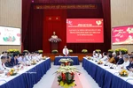 An overview of Party General Secretary To Lam's meeting with former members of the Party Central Committee from southern provinces and cities in Ho Chi Minh City on February 9. (Photo: VNA)