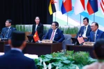 Prime Minister Pham Minh Chinh (centre) speaks at ASEAN Leaders' Interface with ASEAN Youth on May 26. (Photo: VNA)