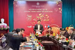 Deputy Director of the Hanoi Tourism Department Nguyen Tran Quang announces the event at a conference on January 21. (Photo: chinhphu.vn)