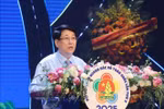 State President Luong Cuong speaks at the ceremony. (Photo: VNA)
