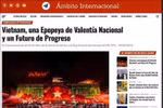 A story on Ámbito Internacional about Vietnam on the occasion of the 50th anniversary of the liberation of the South and national reunification (April 30, 1975 - 2025). (Photo: VNA)