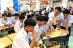Students in Hung Yen province learn about digital skills. (Photo: baohungyen.vn)