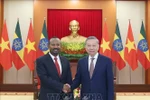 Party General Secretary To Lam (R) receives Abiy Ahmed Ali, Ethiopian Prime Minister and President of the Prosperity Party (Photo: VNA)