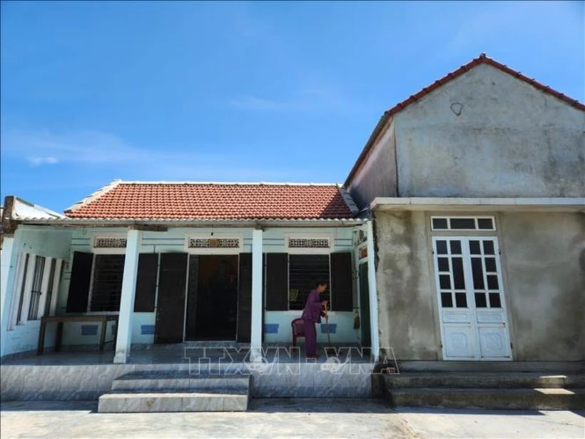 A natural disaster-resistant house built for residents in Hue city (Photo: VNA)