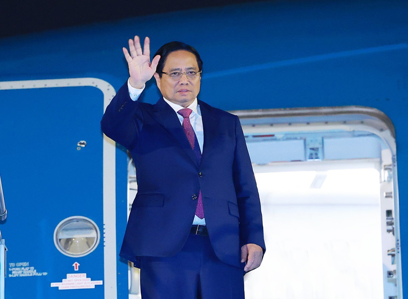 PM Pham Minh Chinh leaves Hanoi on August 30 evening for the Shanghai Cooperation Organisation (SCO) Summit 2025 and a working visit to China. (Photo: VNA)