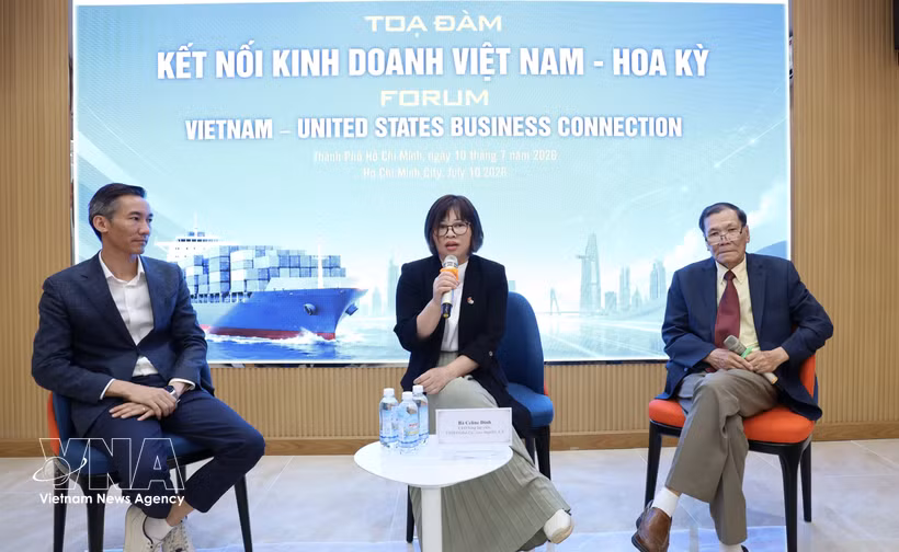 Some experts at the Vietnam – US Business Connection forum held in Ho Chi Minh City on July 10, 2026 (Photo: VNA)