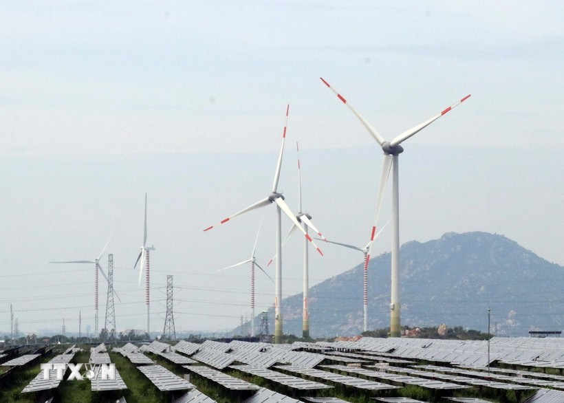 A wind farm in Khanh Hoa province (Photo: VNA)