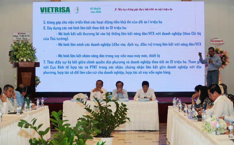 The meeting held by VIETRISA in Can Tho city on December 31 (Photo: VNA)