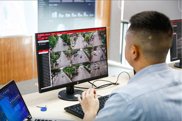 Hanoi Smart Traffic Operation Centre. The city plans to launch a technology exchange in early 2026. (Photo: soha.vn)