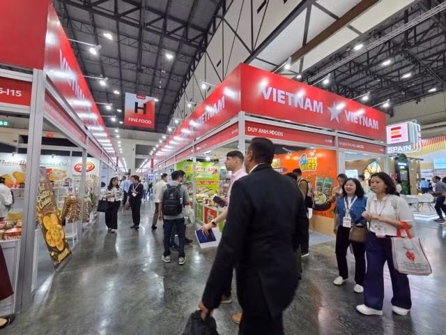 Vietnamese booths at a recent fair in Bangkok, Thailand. (Photo: VNS/VNA)