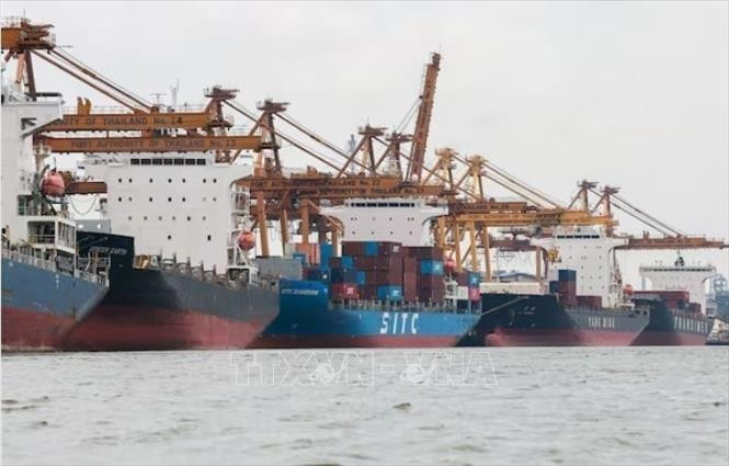 A cargo port in Bangkok, Thailand, on April 3, 2025. (Photo: Reuters/VNA)